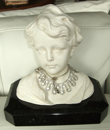 Antico busto bambina - antico,