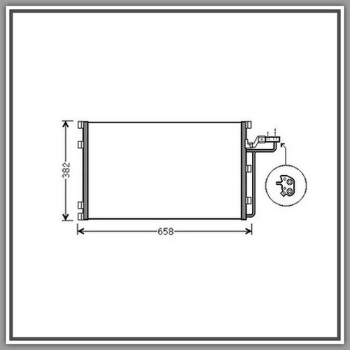 Condensatore volvo - condensatore,
