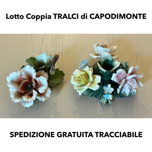 Coppia lotto tralci fiori - coppia,