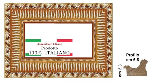 Cornice legno oro a - cornice, in