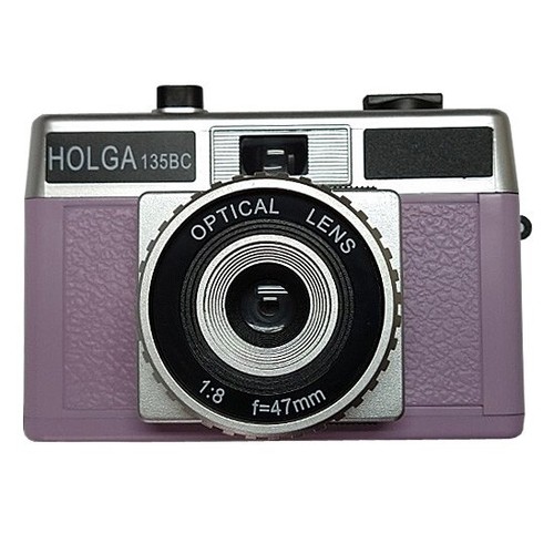 Holga 135bc viola argento lomo - holga,