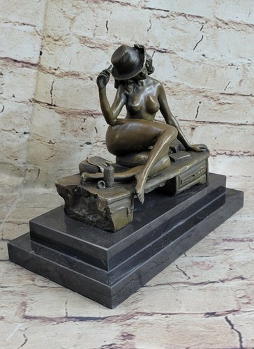 100 bronzo scultura firmato - 100%,