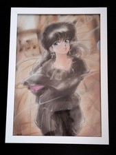 Kimagure Orange Road Ayukawa Madoka formato A4 lima trasparente con cornice