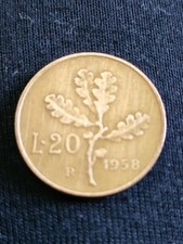Moneta 20 Lire Republica Italiana 1958