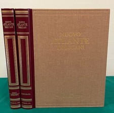 Treccani Nuovo Atlante Geografico 1995 - Dorso in Pelle Rossa