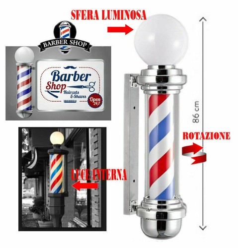 Barber pole con palla - barber,