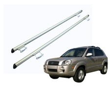 BARRE PORTATUTTO PORTAPACCHI PER HYUNDAI TUCSON 2004-2009 ALLUMINIO CORRIMANO