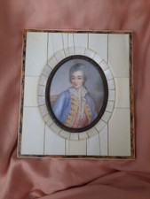 Ritratto in miniatura nobile