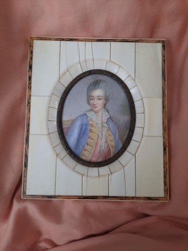 Ritratto miniatura nobile - ritratto, in