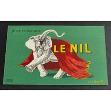 Cartolina Illustrata Cappiello Ediz. Francese - Je ne Fume que Le Nil