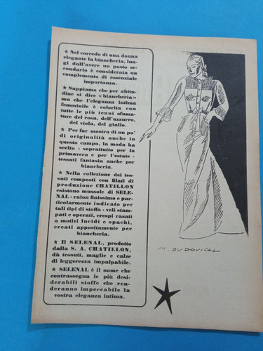 Pubblicita 1938 chatillon - pubblicita,