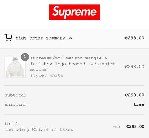 Maison margela supreme box - supreme,