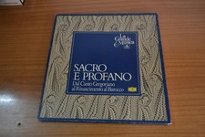 La grande musica SACRO E PROFANO Canto Gregoriano Rinascimento Barocco MONDADORI