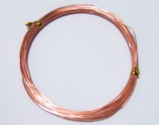 10mt  di filo in alluminio 0,6mm colore rame bijoux