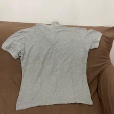 Polo Uomo Taglie forti manica corta Over Grigio buone condizioni Taglia XL