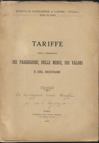 Società navigazione a - di,