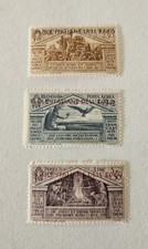 1930, Regno, Isole Italiane Dell'Egeo, Serie Virgilio, Tre Francobolli Nuovi 