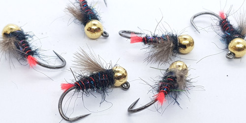 Targhetta rossa barbless - barbless, #14