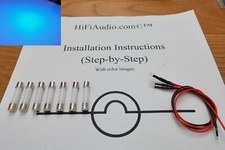 Marantz 2225 ricevitore ricambio lampadina led set luci kit aggiornamento BLU