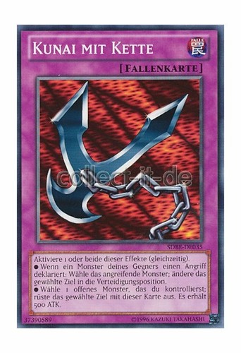 Yugioh sdbe de035 kunai - yugioh, con