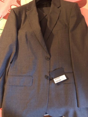 Costume gris laine calvin - laine,