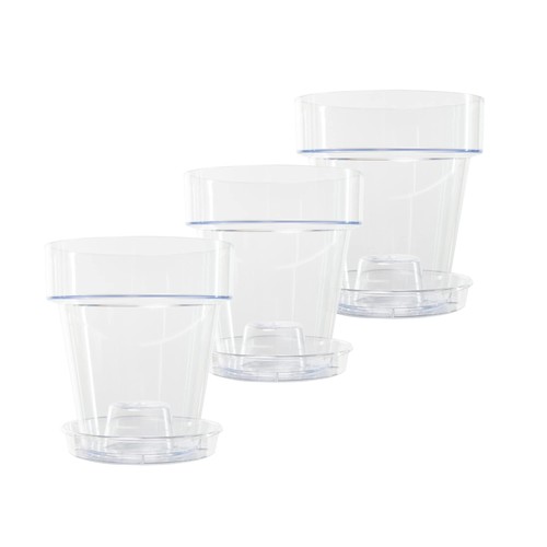 Vaso per orchidee trasparente - vaso,
