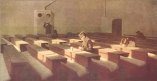 Antica stampa a colori del