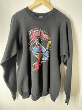 Girocollo promozionale film Roger Rabbit vintage anni 80 chi ha incorniciato raro taglia XL