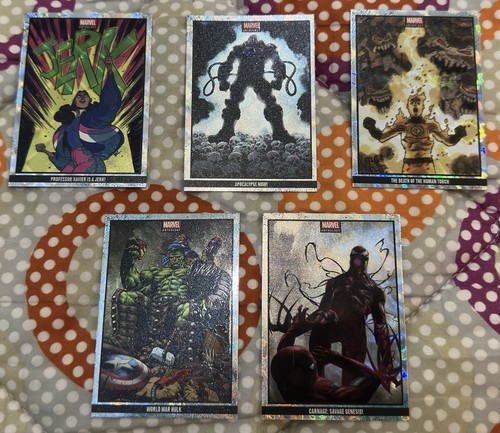 Lotto carte numerate marvel - 5,