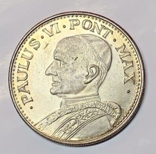MEDAGLIA PAPA PAOLO VI PORTA SANTA 1975 PAVLVS VI PONT. MAX. MOLTO RARA