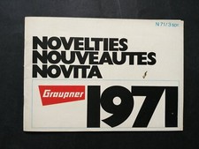 catalogo Graupner Novit� 1971 numero 71