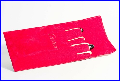 Etui cartier velluto rosso - velluto,