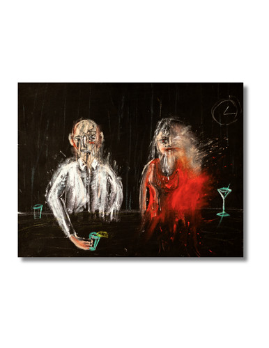 Quadro figurativo scuro