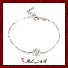 Bracciale fiore argento - fiore, 925