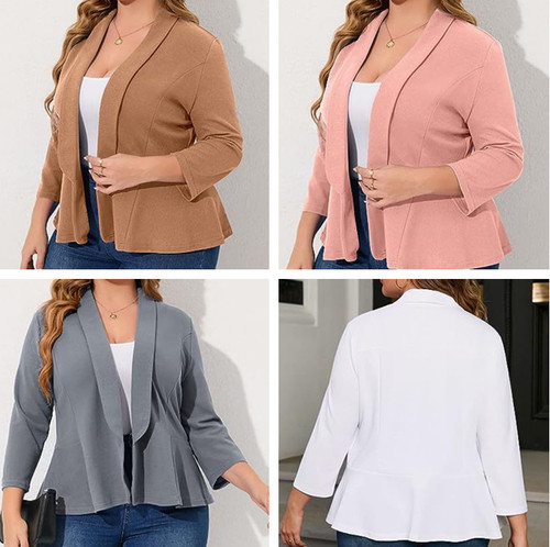 Blazer donna casual aperto