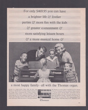 Pubblicità stampa 1963 organo