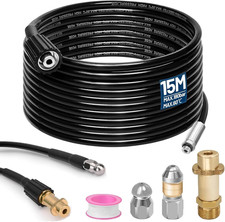 15M Sonda Sturatubi, 180Bar 60°C Tubo Idropulitrice, Sturatubi Idropulitrice Mit