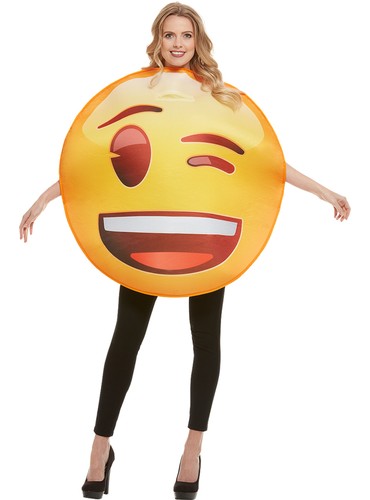 Costume emoji occhiolino - costume, da