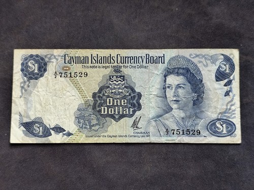 Cayman island one dollar - island,
