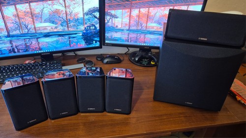 Home theatre yamaha speaker - home,