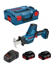 Bosch professional sega universale bosch gsa 18 v-li c (2 x 5,0 ah + gal1880cv +