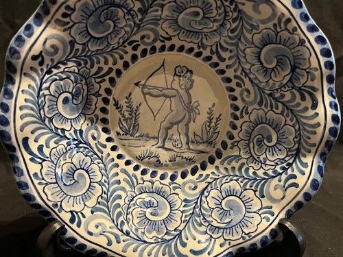 Antico delft piatto - piatto, da