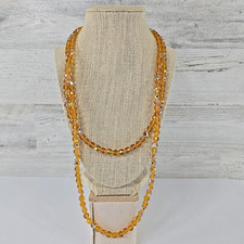 Collana perline sfaccettate - collana,