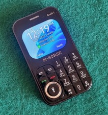 Telefono Cellulare Dual Sim M-Horse XL9 Radio FM, Games, Torcia 1200mAh - 2" HD