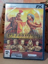 GIOCO PC CD-ROM IMPERIUM LE GRANDI BATTAGLIE DI ROMA completo, manuale italiano