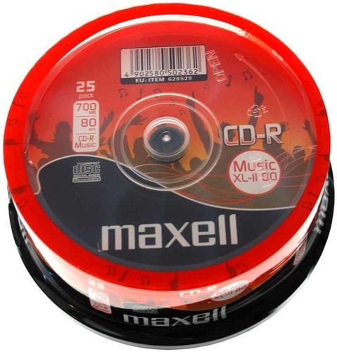 Audio 700mb 80min maxell - cd-r,
