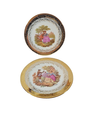 Limoges fragonard serenading - limoges,