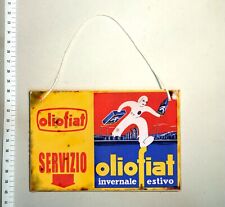 INSEGNA LEGNO RECENTE oliofiat olio fiat carrozzeria meccanico officina AUTO CAR