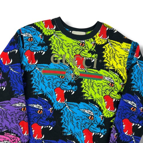 Felpa gucci multi tiger - gucci,