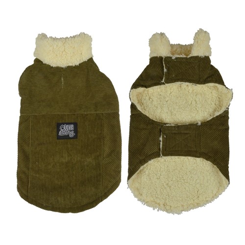 Cappotto per cani cord giacca - per,